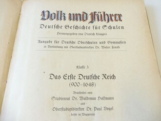 4 Schulbücher III.Reich, gebraucht