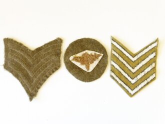 U.S. Army WWI, 3 pieces of insignia