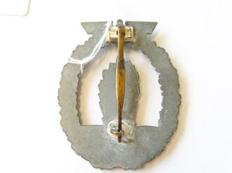 Minensucher Kriegsabzeichen Zink, Hersteller L/13 auf der Nadel Otto Schickle