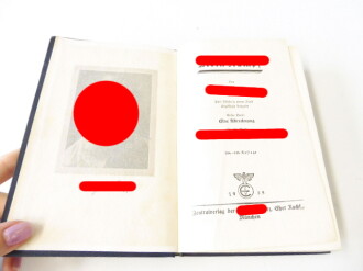Adolf Hitler " Mein Kampf", blaue Ganzleinenausgabe von 1935