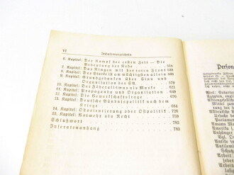 Adolf Hitler " Mein Kampf", blaue Ganzleinenausgabe von 1935