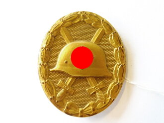 Verwundetenabzeichen Gold, Buntmetall, ohne Herstellermarkierung, aber ein typisches Stück des Hersteller 30 Hauptmünzamt Wien