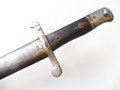 Portugal, Seitengewehr Modell 1886 für Kropatschek Gewehr M1886, der Klingenrücken mit "Steyr 1886"  graviert