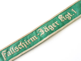 Ärmelband Fallschirm-Jäger Regiment 1 für Mannschaften, 36cm Länge