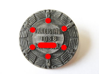 Leichtmetallabzeichen Kreistag NSDAP 1938