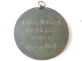 Deutsche Sportbehörde für Athletik, tragbare Siegermedaille datiert 1920, Durchmesser 90mm