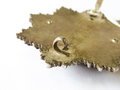 Deutsches Kreuz in Gold, leichte Ausführung von Zimmermann Pforzheim, tragebedingte leichte Kratzer im Email, sonst gutes, getragenes Stück