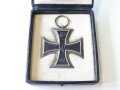 Eisernes Kreuz 2.Klasse 1914 im Etui mit defektem Druckknopf