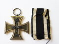 Eisernes Kreuz 2.Klasse 1914 im Etui mit defektem Druckknopf