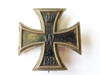 Eisernes Kreuz 1.Klasse 1914, auf der Nadelinnenseite...