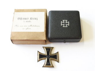 Eisernes Kreuz 1.Klasse 1914 markiert WS, im Etui mit...