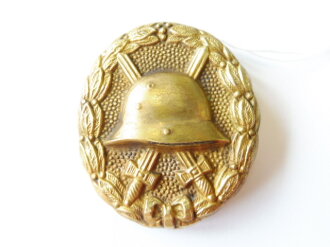 1. Weltkrieg, Verwundetenabzeichen Gold,  Buntmetall...