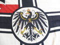 1. Weltkrieg, Reichskriegsflagge 140x240cm, Hersteller Fahnenrichter Köln . Altersspuren