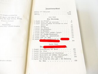 Adolf Hitler " Mein Kampf" Blaue Leinenausgabe von 1939 in gutem Zustand