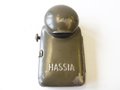 Taschenlampe Hassia, feldgrauer Originallack, Funktion nicht geprüft