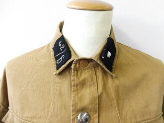 SA Diensthemd, getragenes Stück, die Effekten ( schwarz ) original vernäht