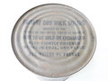 U.S. "Nonfat dry milk silids" wohl aus Care Paket, ungeöffnet, Höhe 17,5cm, Durchmesser 15,5cm