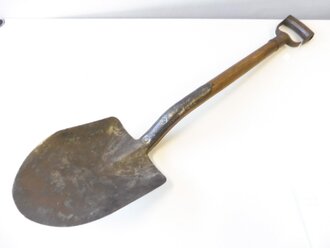 U.S. WWII Vehicle shovel. Cleaned, good condition. May have been used by British Army as well