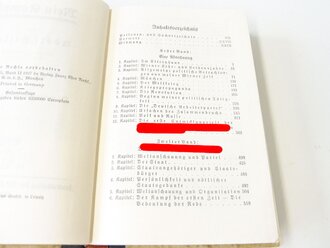 Adolf Hitler "Mein Kampf" Hochzeitsausgabe der Stadt Heilbronn datiert 1941 in sehr gutem Zustand