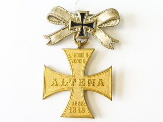 Dekoratives Abzeichen des "Landwehr Verein Altena...
