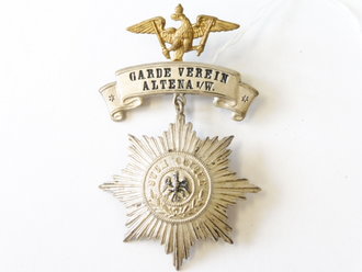 Dekoratives Abzeichen des Garde Verein Altena i.W. Breite...