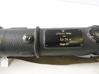 Entfernungsmesser 34, Hersteller J.D.Moeller Wedel. überlackiertes Stück, klare Optik