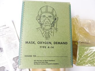 U.S. Army Air Force, Mask, Oxygen, Type A-14 dated 1944...