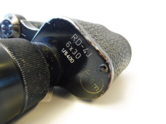 Jugoslawien, Doppelfernrohr 6 x 30 der Firma ZRAK, Bezeichnet " RD-4J"  Sehr gute Optik, deutliche Strichplatte