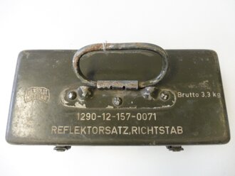 Bundeswehr, Reflektorsatz, Richtstab Versorgungsnummer 1290-12-157-0071, Hensoldt Wetzlar