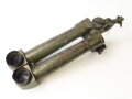 Scherenfernrohr 14.Z. Gi . Originallack, seltene Ausführung für mot Einheiten, so z.B. in den Halbkettenfahrzeugen verbaut. Gitterplatte ausgebaut, Durchsicht klar aber verpilzt