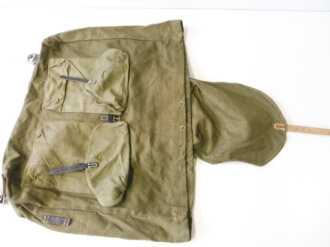 Rucksack Wehrmacht, ungebrauchtes Stück aus altem Lagerbestand, defekt