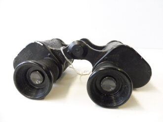 Dienstglas 6x 30 der Wehrmacht,Hersteller cag. Überlackiertes Stück, klare Durchsicht, deutliche Strichplatte