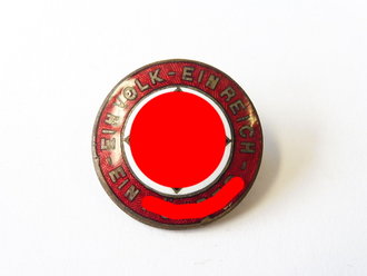 N.S. Sympathieabzeichen "Ein Volk . Ein Reich - Ein Führer " 23mm