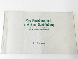 Der Karabiner 98k und seine Handhabung, Berlin 1936, 56...