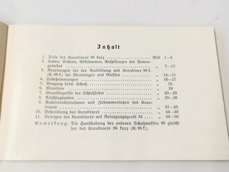 Der Karabiner 98k und seine Handhabung, Berlin 1936, 56 Bilder plus Text