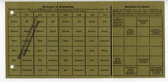 Reichskolonialbund Mitgliedskarte Gau Hessen Nassau...