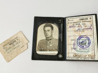 Ungarn 2. Weltkrieg, Konvolut Urkunden, Ausweis und Fotos