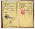 Bürgerliche Legitimation einer Frau aus Prag, ausgestellt 1939