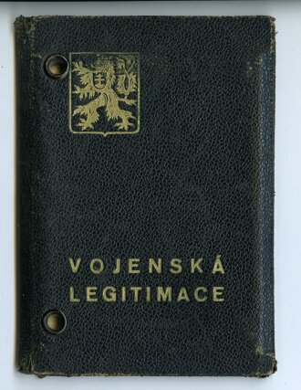 Tschechische Republik, Ausweis eines Soldaten mit Stempel...