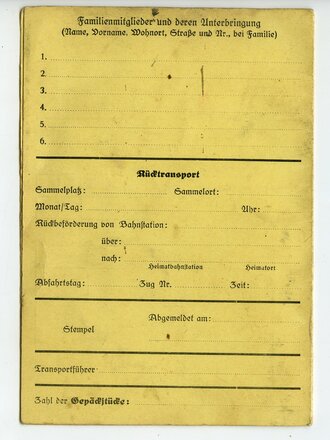 Gau Thüringen der NSDAP, Ausweis für...