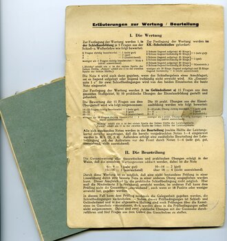 Hitlerjugend Gebiet Wartheland, Beitzzeugnis zum HJ Leistungsabzeichen in Silber, Leistungsbuch und Leistungskarte eines Jungen aus Litzmannstadt