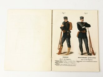 "Die Serbische Armee", Wien 1891, ca. A6, 29 Seiten + Abbildungen