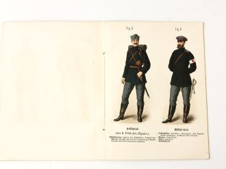 "Die Serbische Armee", Wien 1891, ca. A6, 29 Seiten + Abbildungen