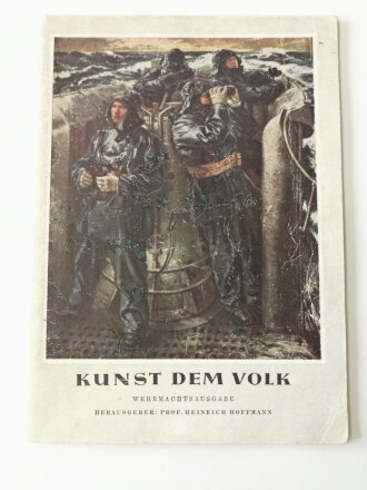 Kunst dem Volk Sonderheft "Große deutsche Kunstausstellung München 1942", über A6, 48 Seiten