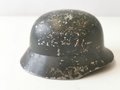 Miniaturhelm Wehrmacht, Originallack, so wohl bei Ferntrauungen verwendet um den nicht anwesenden Soldaten darzustellen