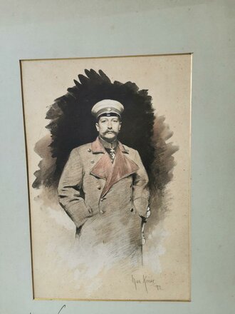 Bildnis Kaiser Wilhelm II , Druck nach Max Koner 1912,...