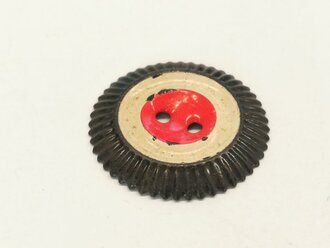 1. Weltkrieg Reichskokarde für Krätzchen, Eisen lackiert, Durchmesser 25 mm, Originallack