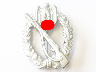 Infanterie Sturmabzeichen in Silber, Hersteller S.H.u.Co. ( nicht markiert ) Varaiante aus Eisen, Ungetragenes Stück