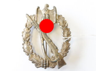 Infanterie Sturmabzeichen in Silber, Hersteller Carl Wild, Zink versilbert