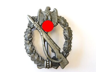 Infanterie Sturmabzeichen in Bronze - S.H.u.Co.. Ungetragenes Stück in der originalen Pappschachtel
